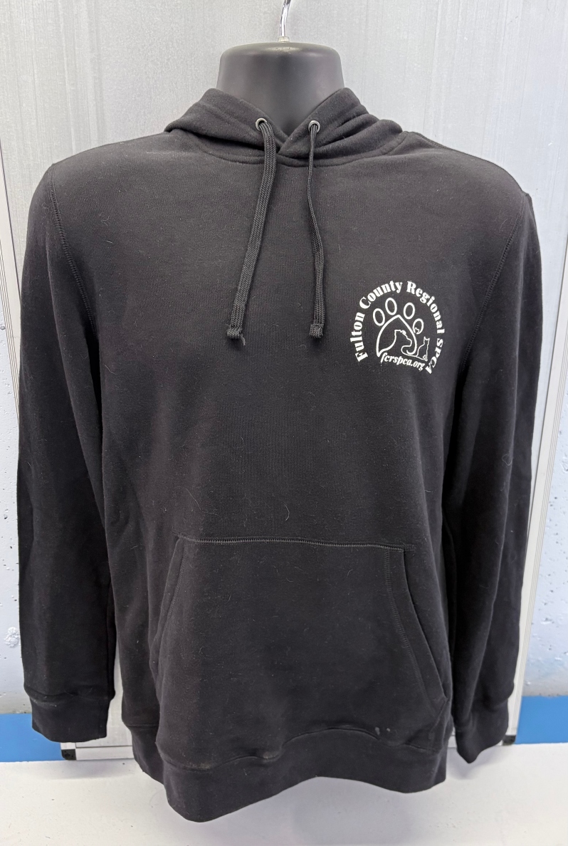 Product Description: BlackPullover Hoodie</br>Stay cozy and stylish with this ultra-soft fleece hoodie featuring theRegional logo on the left chest. Made from a premium blend of55% cotton and 45% polyester, it’s perfect for warmth and comfort. Available in Small Only.</br></br>Original Price: $30. Sale Price: $15 (50% off!)</br></br>Wrap up in comfort & show your support! ๐พ</br> Pullover Hoodie - Black - Small Only